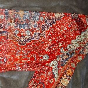 Orange soft long sleeve shirt